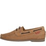 Chatham Marine Womens Willow Boat Shoes Dark Tan