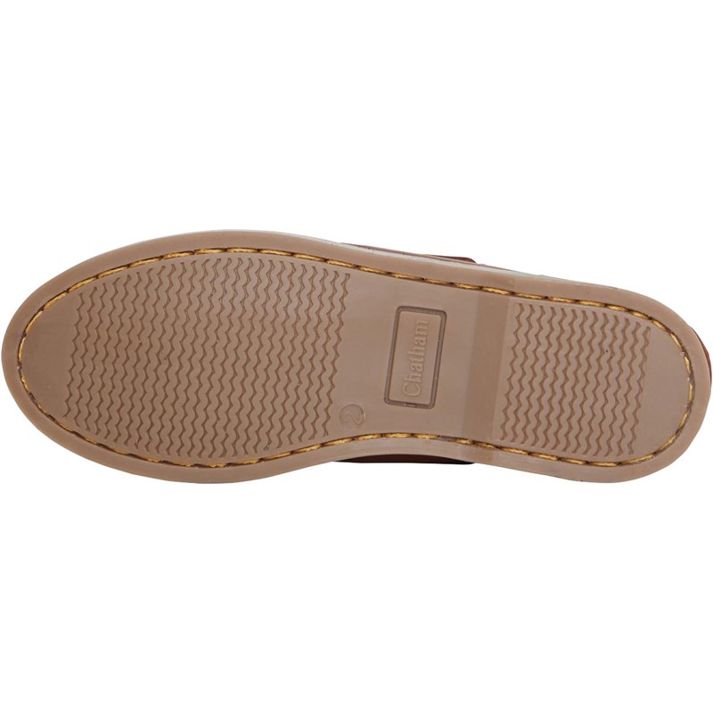 Chatham Marine Boys Henry Deck Shoes Tan