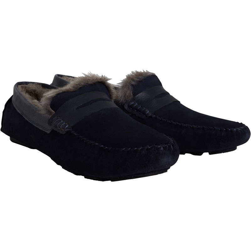 Chatham Marine Mens Coniston Slippers Navy