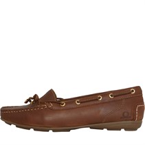 Chatham Marine Womens Paxos Driving Moccasins Tan Leather