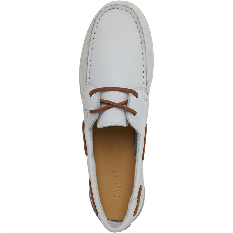 Chatham Marine Womens Willow Boat Shoes Oyster