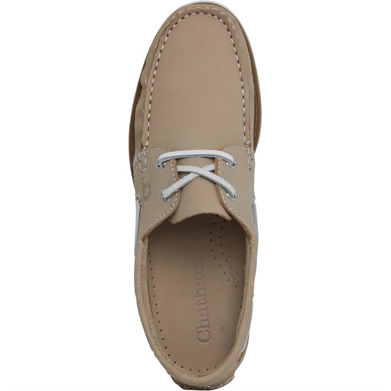 Chatham Marine Mens Dartmouth Deck Shoes Sand