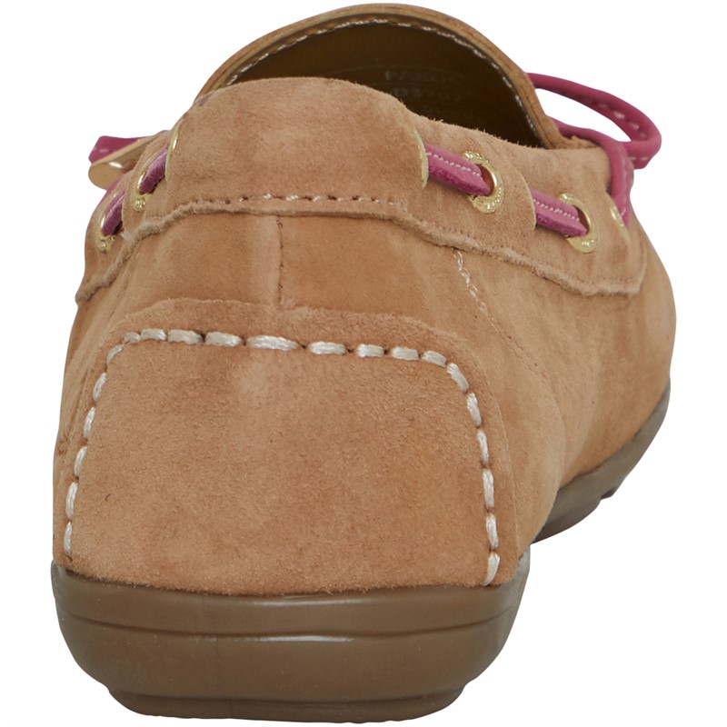 Chatham Marine Womens Paxos Driving Moccasins Tan Suede