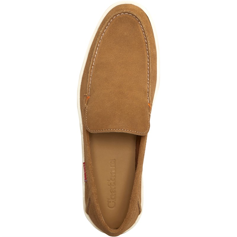 Chatham Marine Mens Belchamp Slip On Shoes Tan