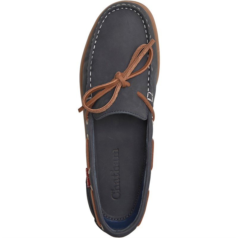 Chatham Marine Mens Culham Deck Shoes Navy