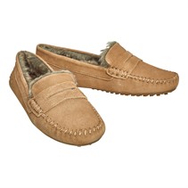 Chatham Marine Womens Dovedale Moccasin Slippers Tan