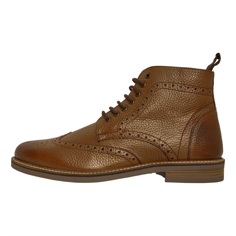 Chatham Marine Mens Burford Brogue Boots Tan