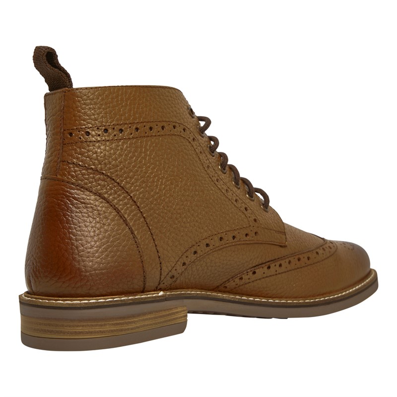 Chatham Marine Mens Burford Brogue Boots Tan