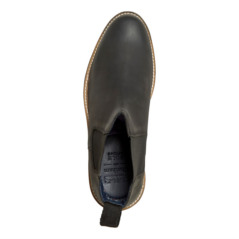 Chatham Marine Mens Wenlock Chelsea Boots Black