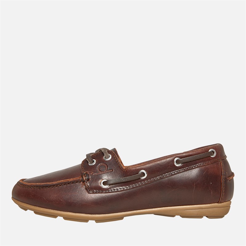 Chatham Marine Womens Agios Deck Shoes Dark Brown