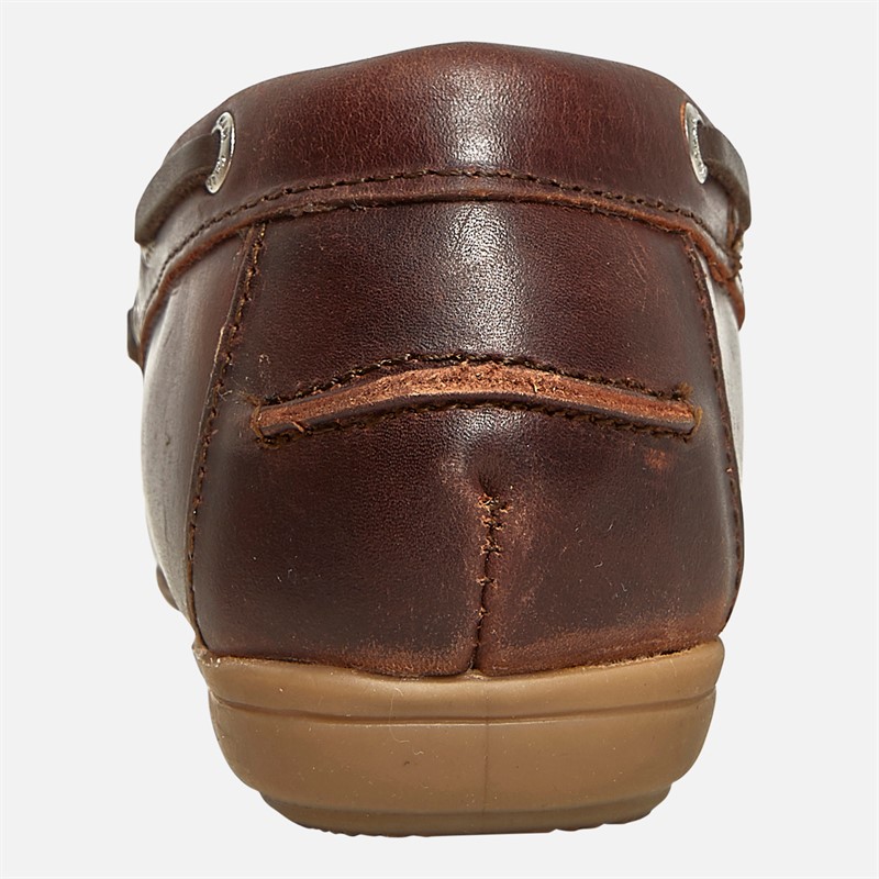 Chatham Marine Womens Agios Deck Shoes Dark Brown