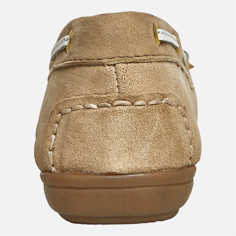 Chatham Marine Womens Paxos Driving Moccasins Sand