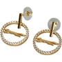 PAUL COSTELLOE Womens Taylor Earrings Gold