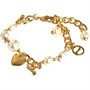 PAUL COSTELLOE Womens Ava Bracelet Gold