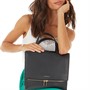 PAUL COSTELLOE Womens Gia Shoulder Bag Black