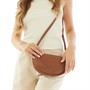 PAUL COSTELLOE Womens Morrica Handbag Caramel Cafe