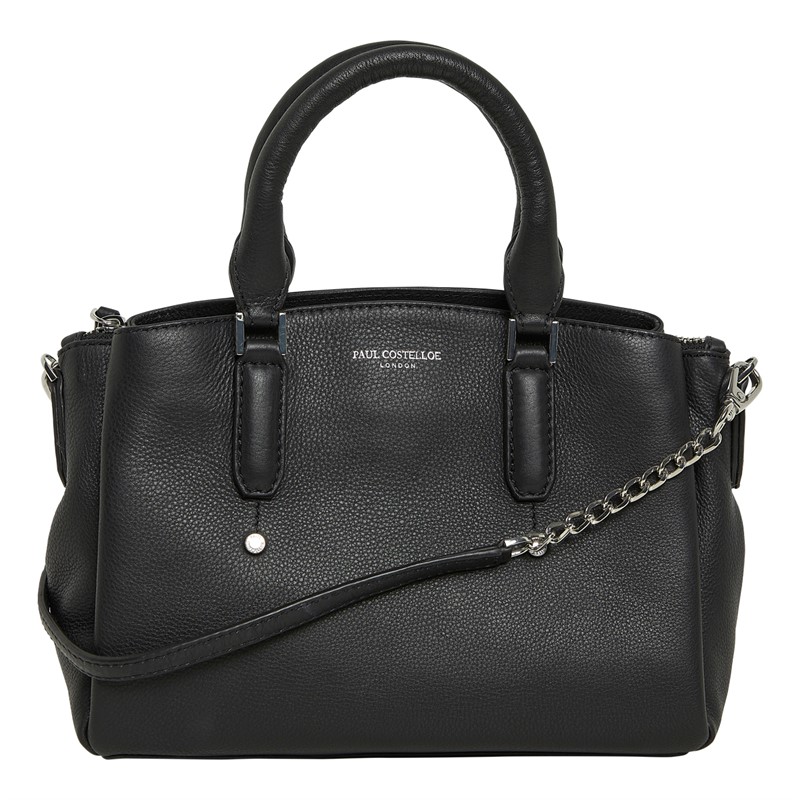 PAUL COSTELLOE Womens Velino Handbag Black