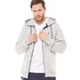 Nautica Mens Helder FZ Hoodie Grey Marl