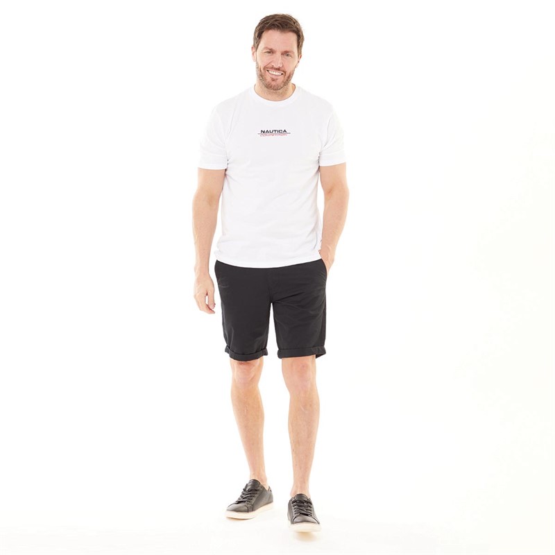 Nautica Mens Afore T-Shirt White