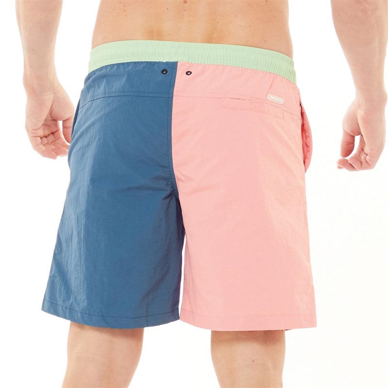 Nautica Mens Colly 2 8 Swim Shorts Washed Denim