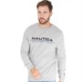 Nautica Mens Competition Collier Sweatshirt Grey Marl