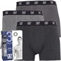 CR7 Mens Three Pack Boxers 662Grey