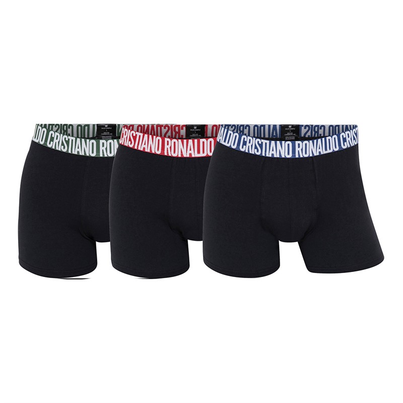 CR7 Herren Basic Boxershorts Schwarz