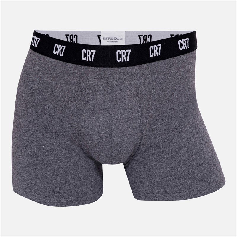 CR7 lot de sept caleçons basiques multicolores homme