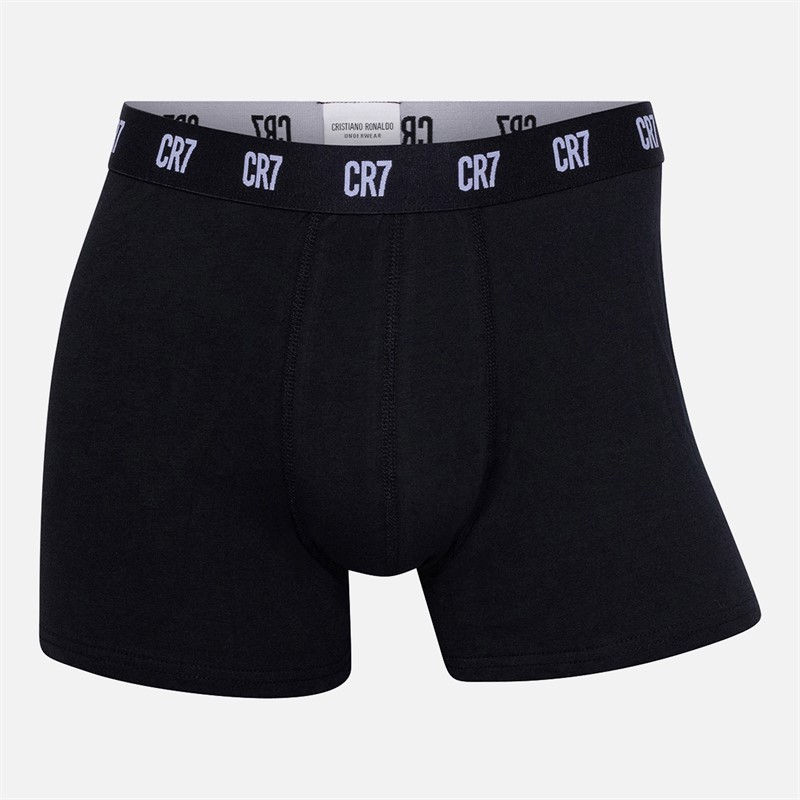 CR7 lot de sept caleçons basiques multicolores homme