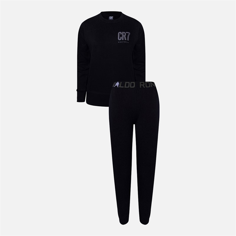 CR7 Junge Pyjama Set Schwarz