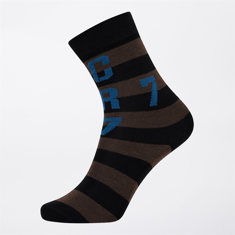 CR7 Kinder Drei Pack Socken Multicolour