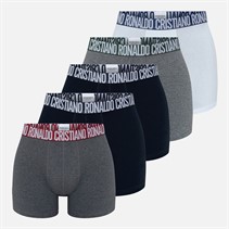CR7 Heren Basic Vijf Pack Slips Multicolour