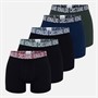 CR7 Herren Basic Fünferpack Slips Schwarz