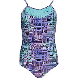 Animal Meisjes Ripples Zwempak Blauw animal kopen in de aanbieding