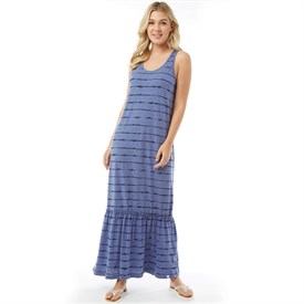 Animal Dames Maxine Maxi Jurk Gemeleerd Blauw animal kopen in de aanbieding Animal Dames Maxine Maxi Jurk Gemeleerd Blauw animal kopen in de aanbieding
