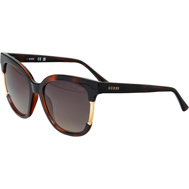 Guess Womens Sunglasses Dark Havana/Gradient Brown