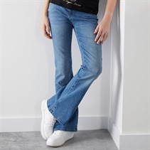 Guess Girls Flare Denim Jeans New Girly Pearls Was