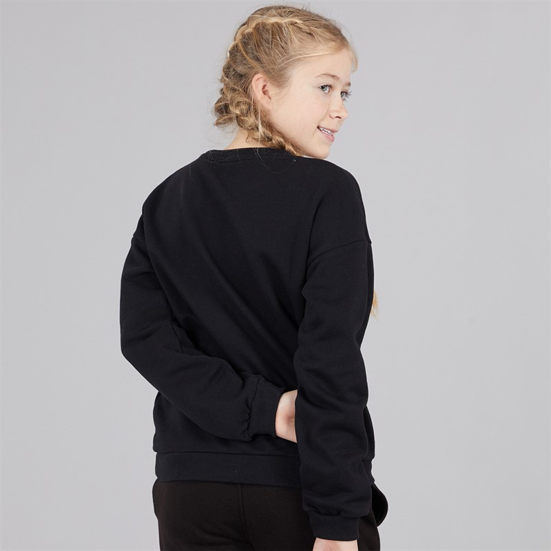 Guess Girls Sweatshirt Jet Black A996