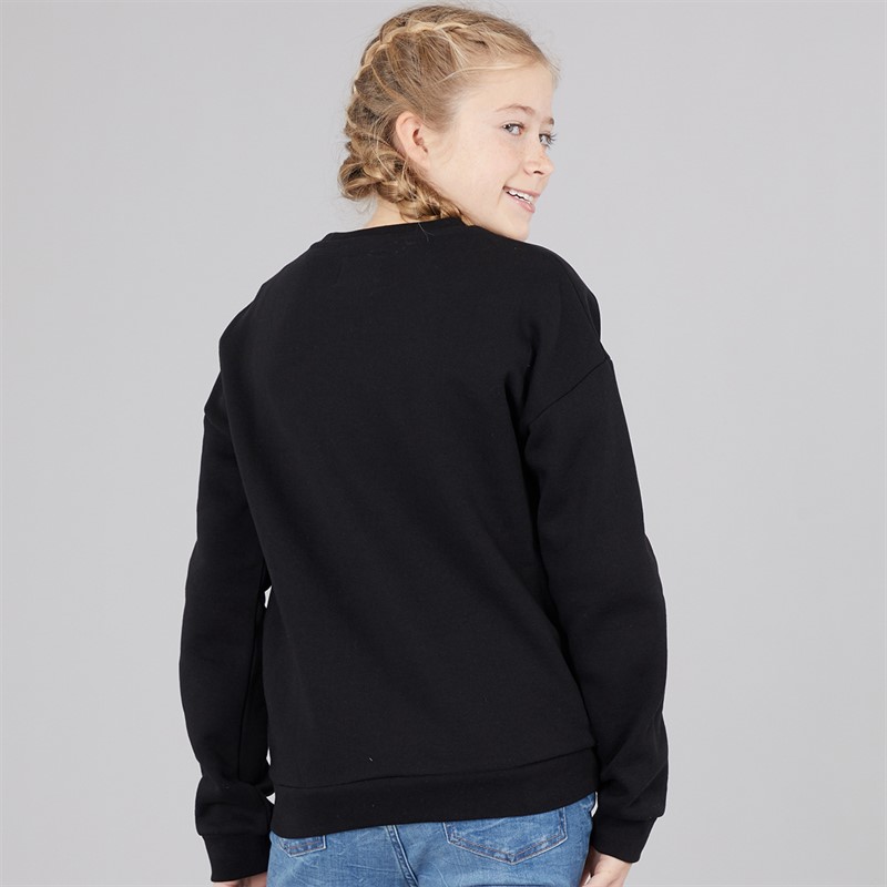 Guess Girls Sweatshirt Jet Black A996