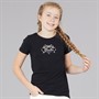 Guess Girls Stretch Jersey T-Shirt Jet Black A996