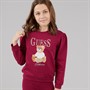 Guess Girls Sweatshirt Ballroom Red