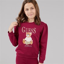 Guess Girls Sweatshirt Ballroom Red