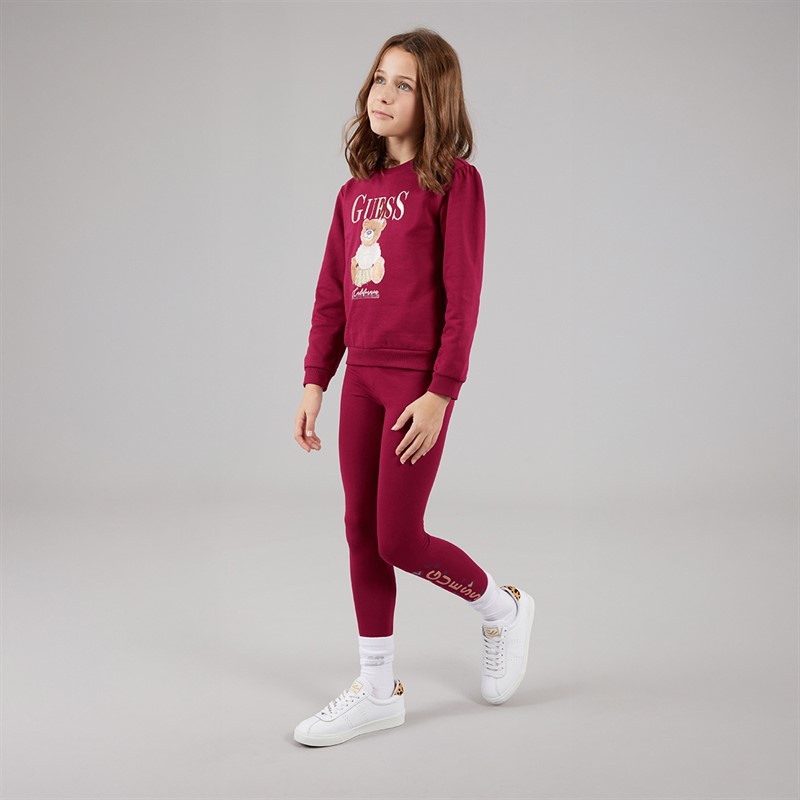 Guess Girls Sweatshirt Ballroom Red