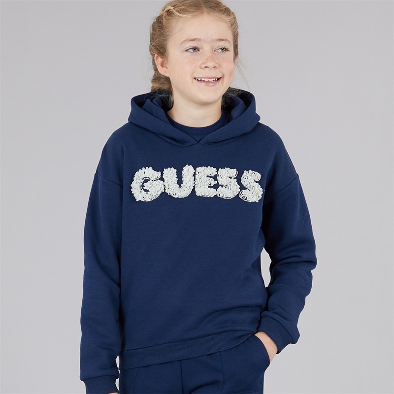 Guess Girls Oversized Hoodie Secret Blue