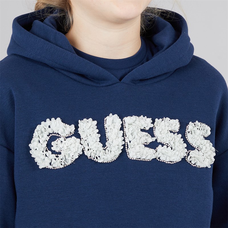 Guess Girls Oversized Hoodie Secret Blue
