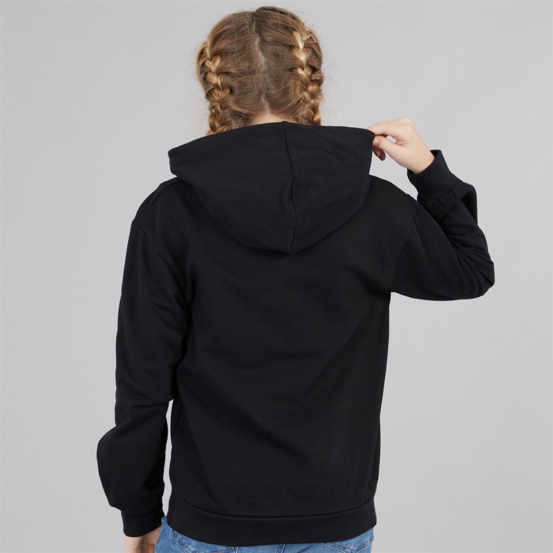 Guess Girls Oversized Hoodie Jet Black A996