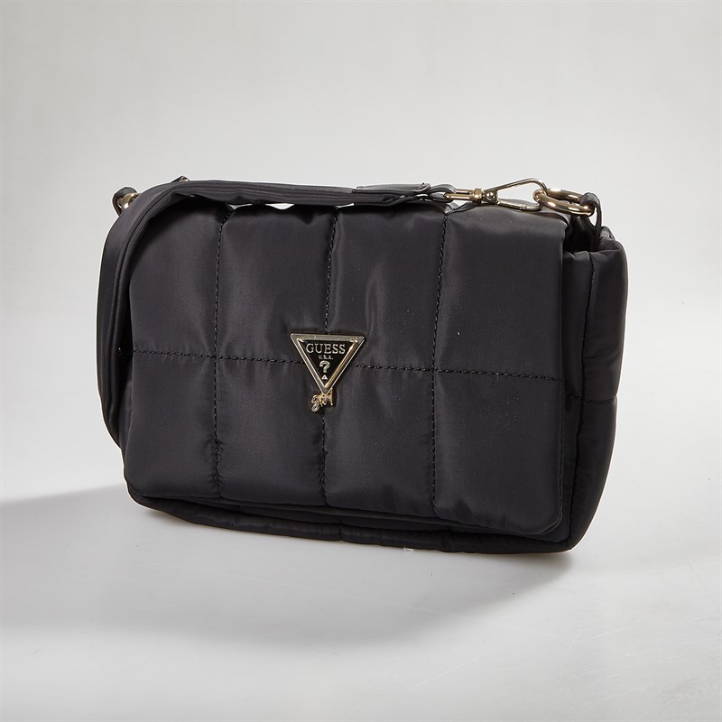 Guess Girls Puffy Crossbody Bag Jet Black A996