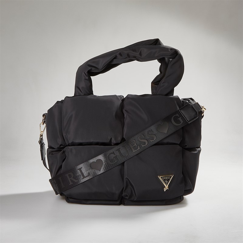 Guess Girls Puffy Bag Jet Black A996