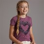 Guess Girls Stretch Jersey T-Shirt Blackberry Bliss