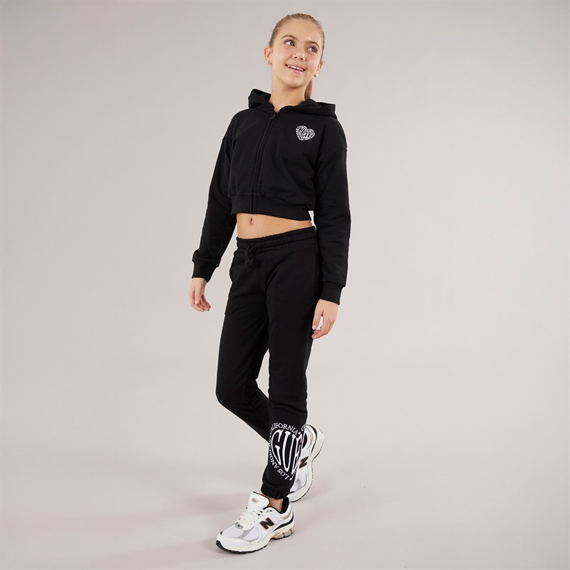 Guess Mädchen Hoodie Jet Black A996